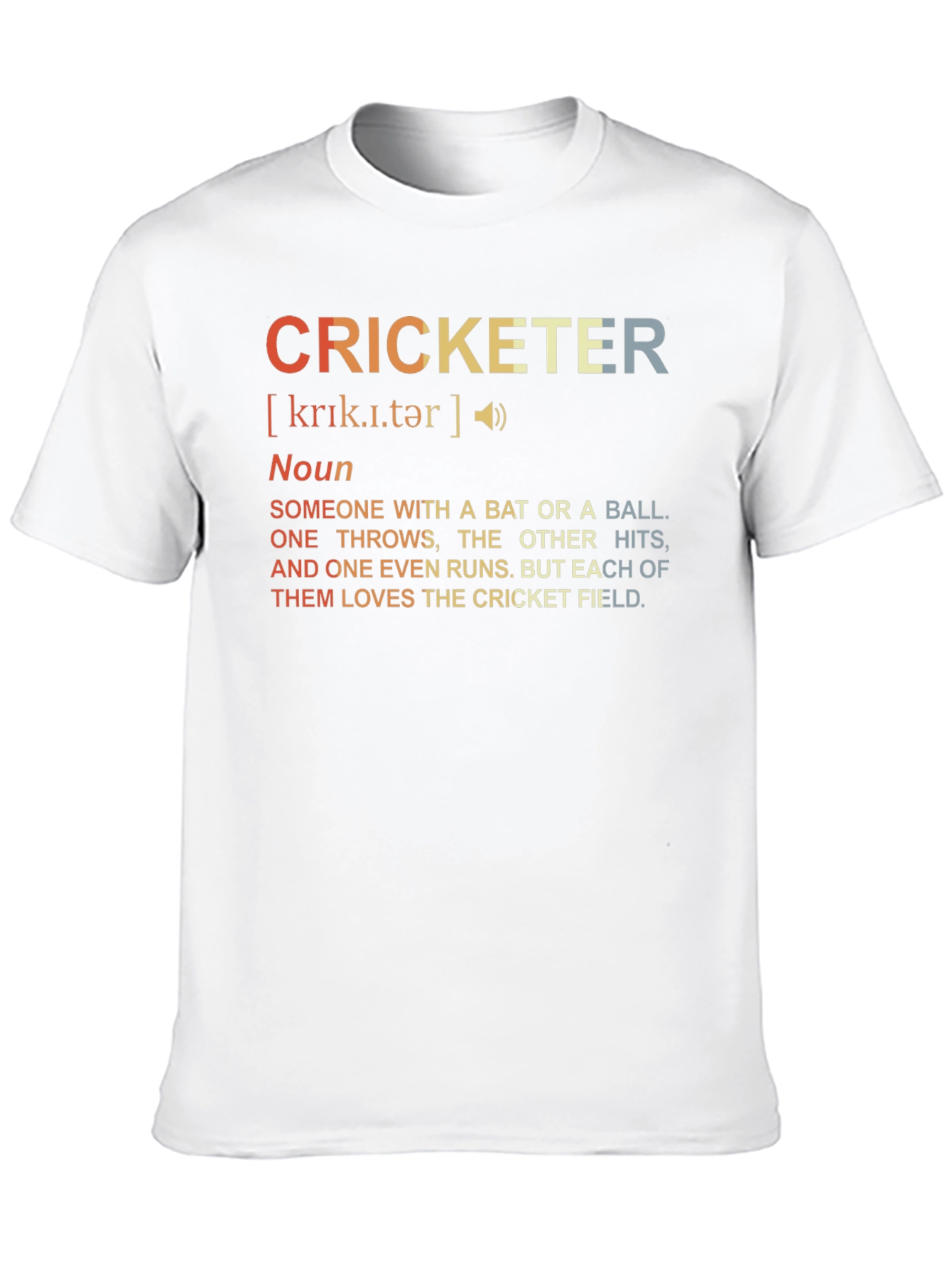 Cricketer Definition T-Shirt
