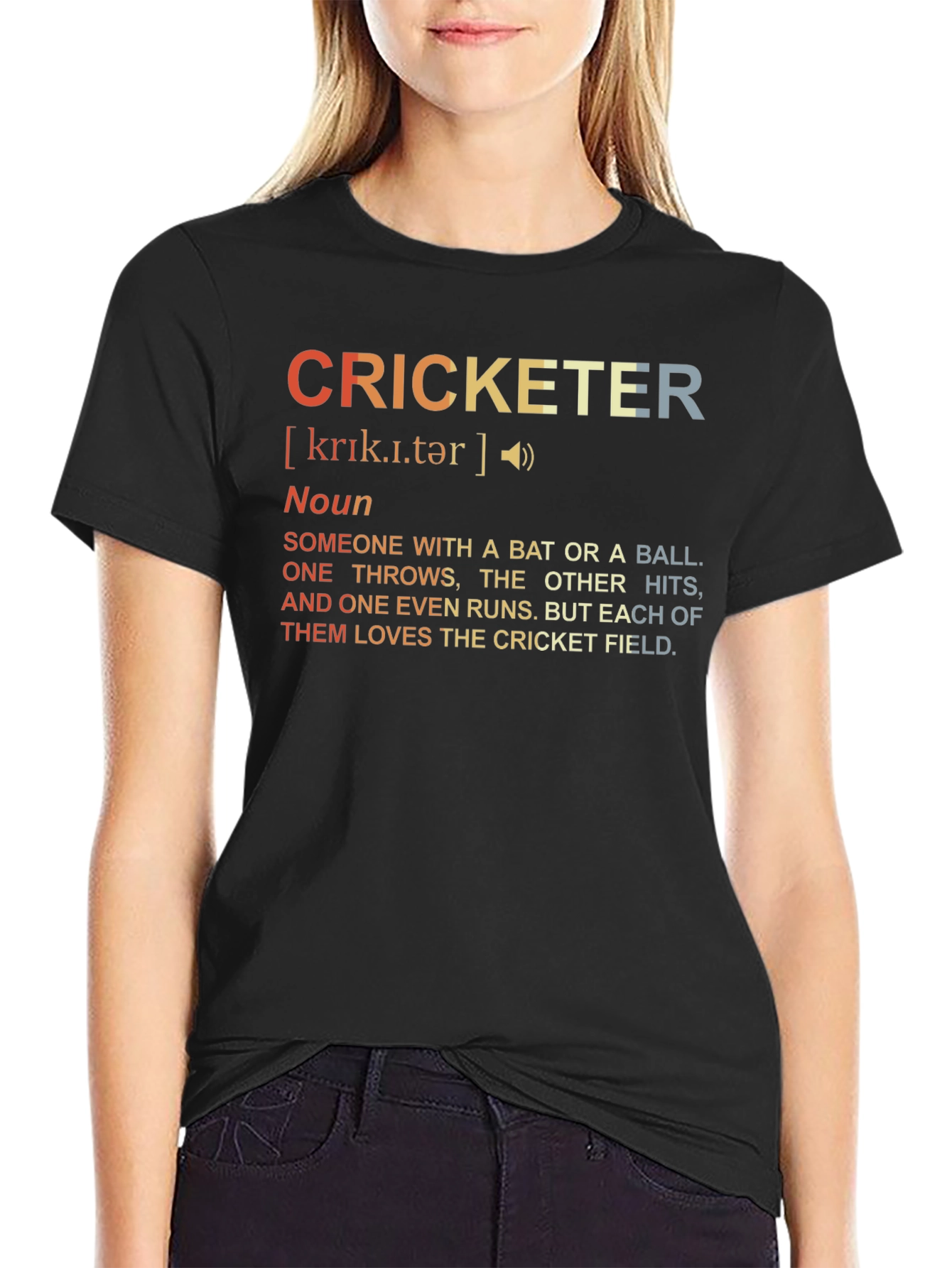 Cricketer Definition T-Shirt