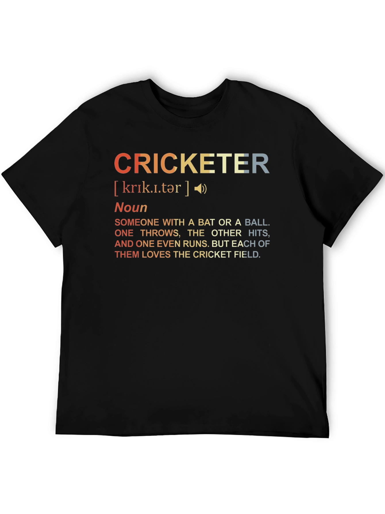 Cricketer Definition T-Shirt