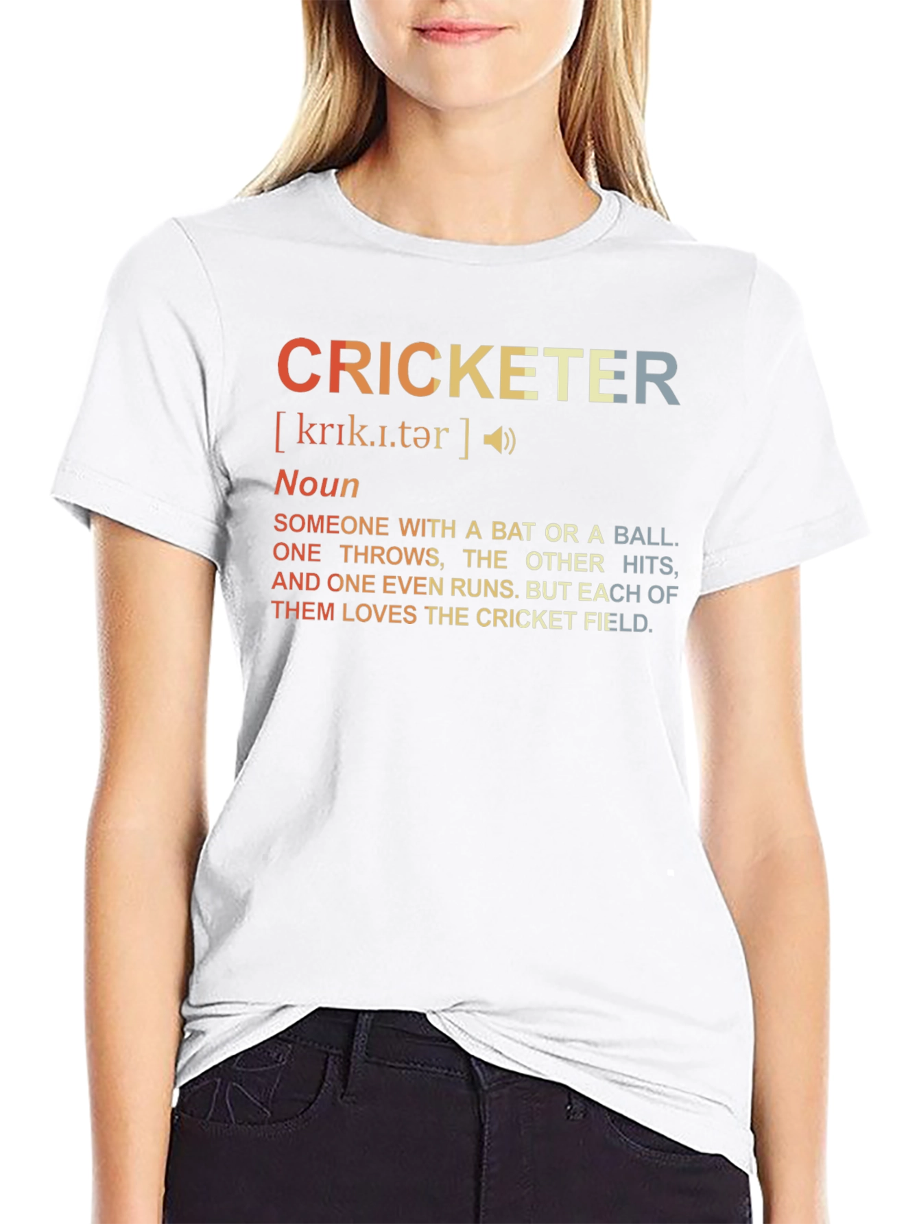 Cricketer Definition T-Shirt