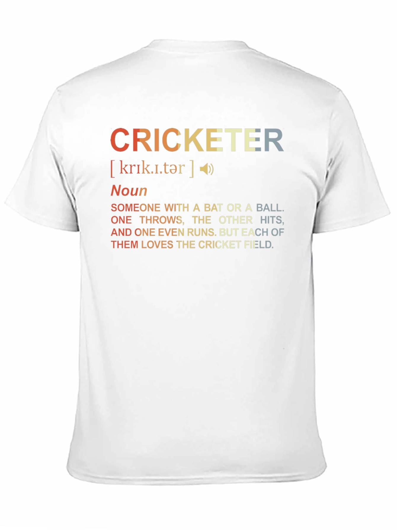 Cricketer Definition T-Shirt