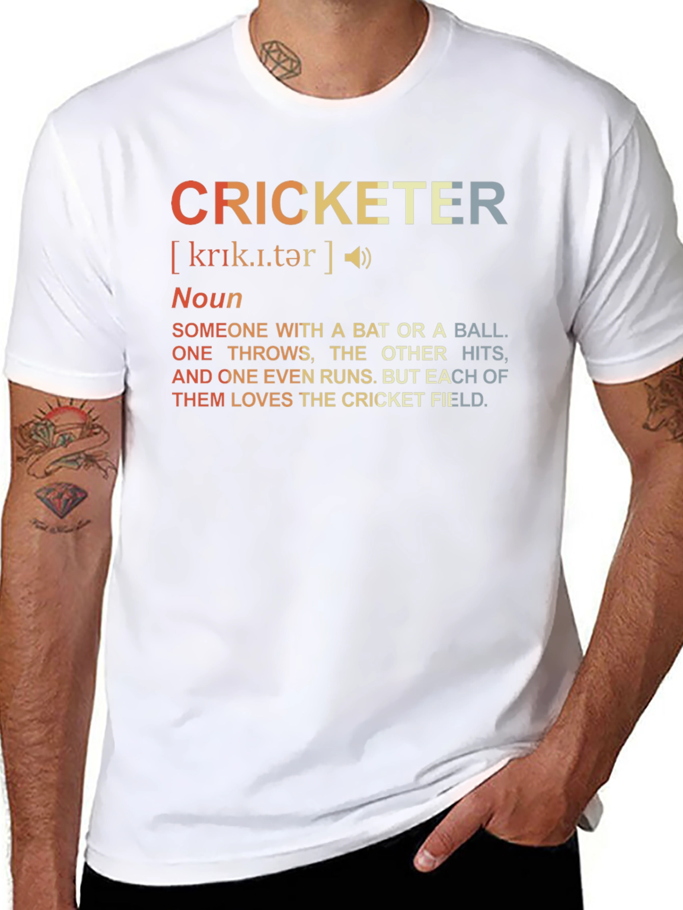 Cricketer Definition T-Shirt