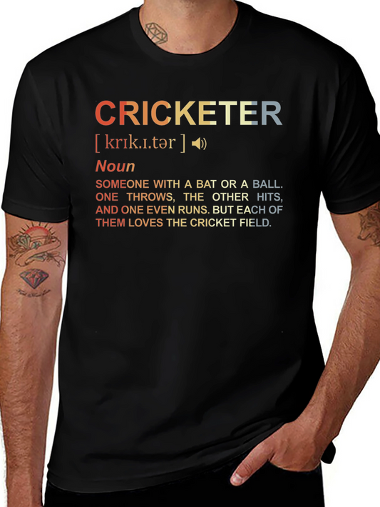 Cricketer Definition T-Shirt