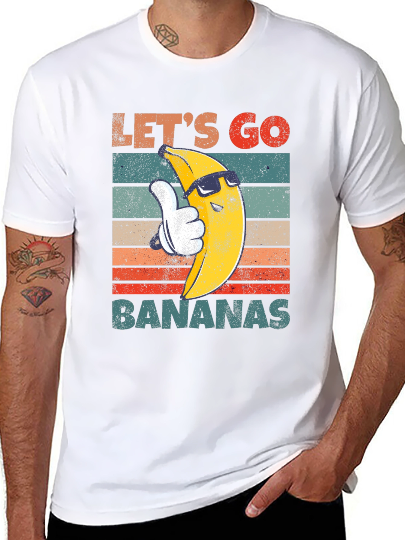 Lets Go Bananas T-Shirt - Cool Banana Design