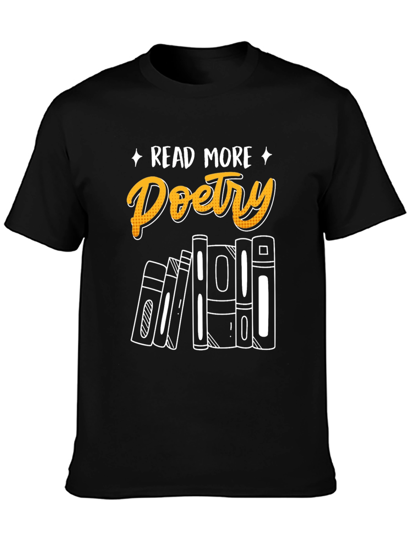 Read More Poetry Black Graphic Tee