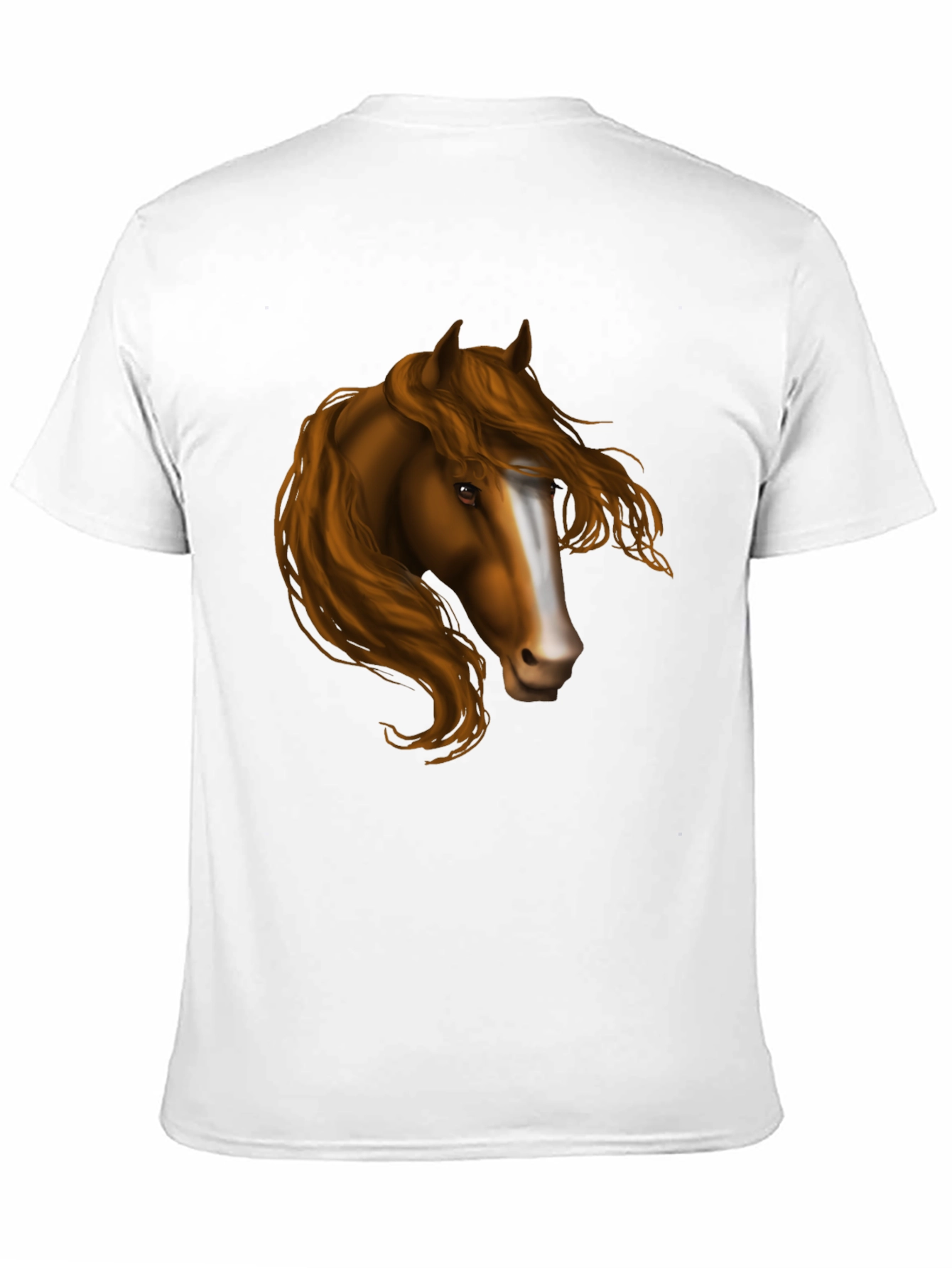 Horse Portrait Graphic T-Shirt - Equestrian Style