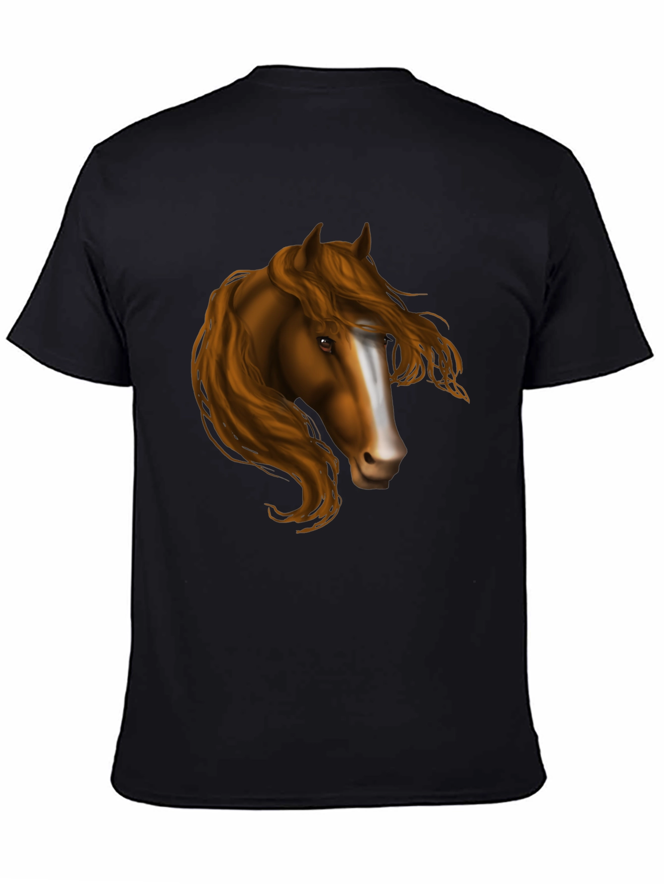 Horse Portrait Graphic T-Shirt - Equestrian Style