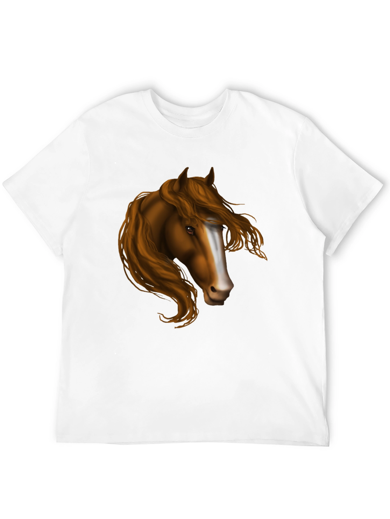 Horse Portrait Graphic T-Shirt - Equestrian Style