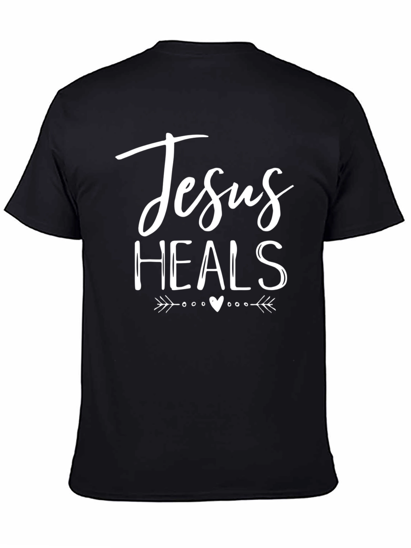 Jesus Heals Graphic Tee - Christian Faith Shirt