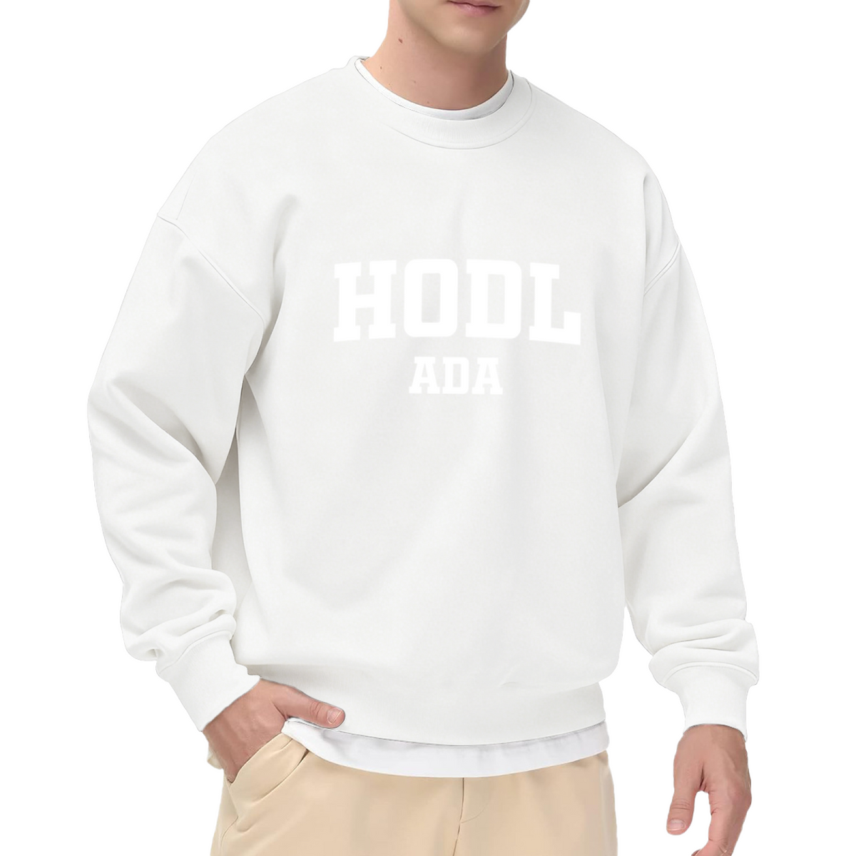 HODL - Crypto Bitcoin Diamond Hands Graphic ԲÁìÎÀÒÂ | Unisex Pullover Sweatshirt