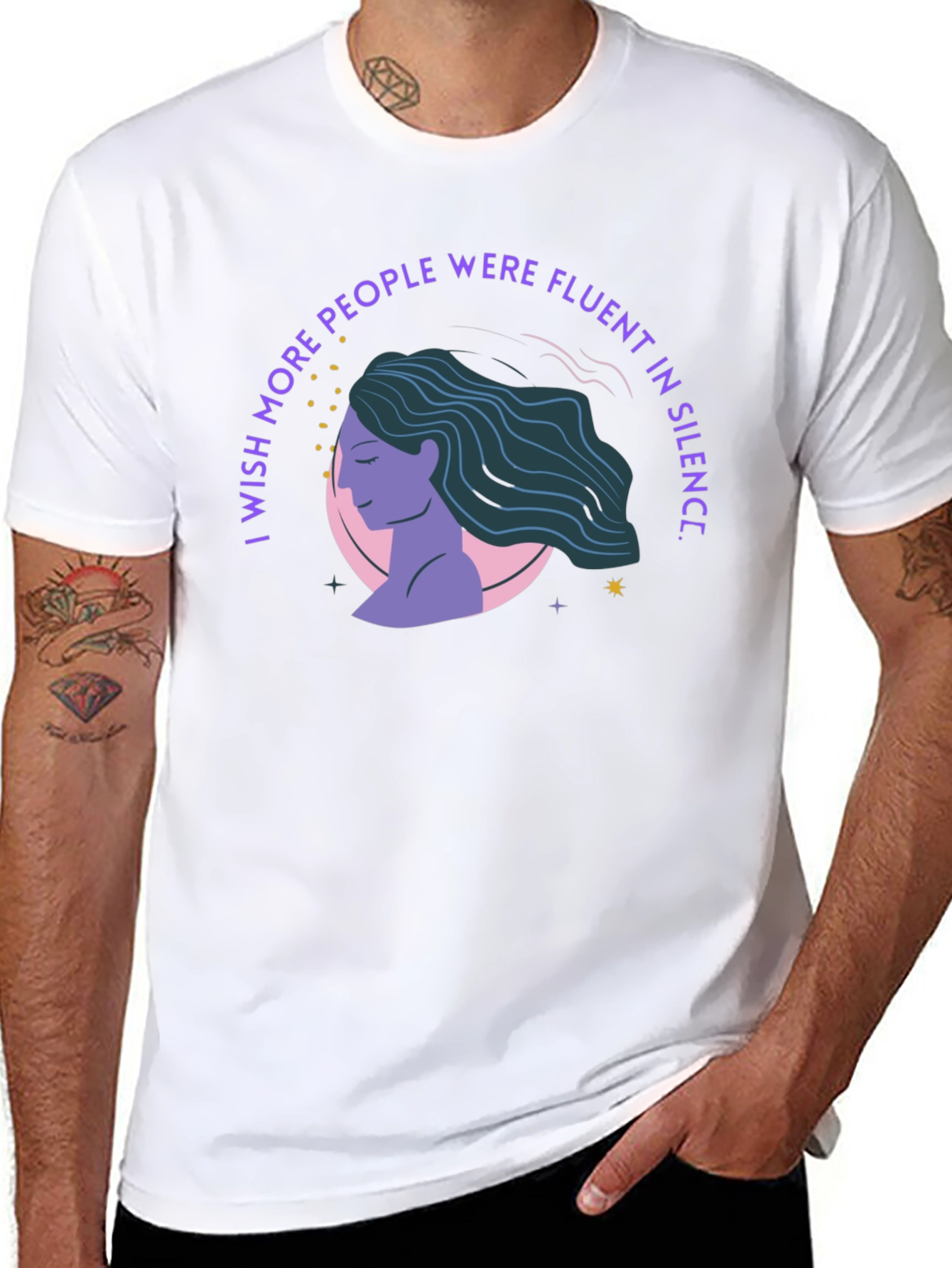 Fluent in Silence Graphic Tee - Unisex