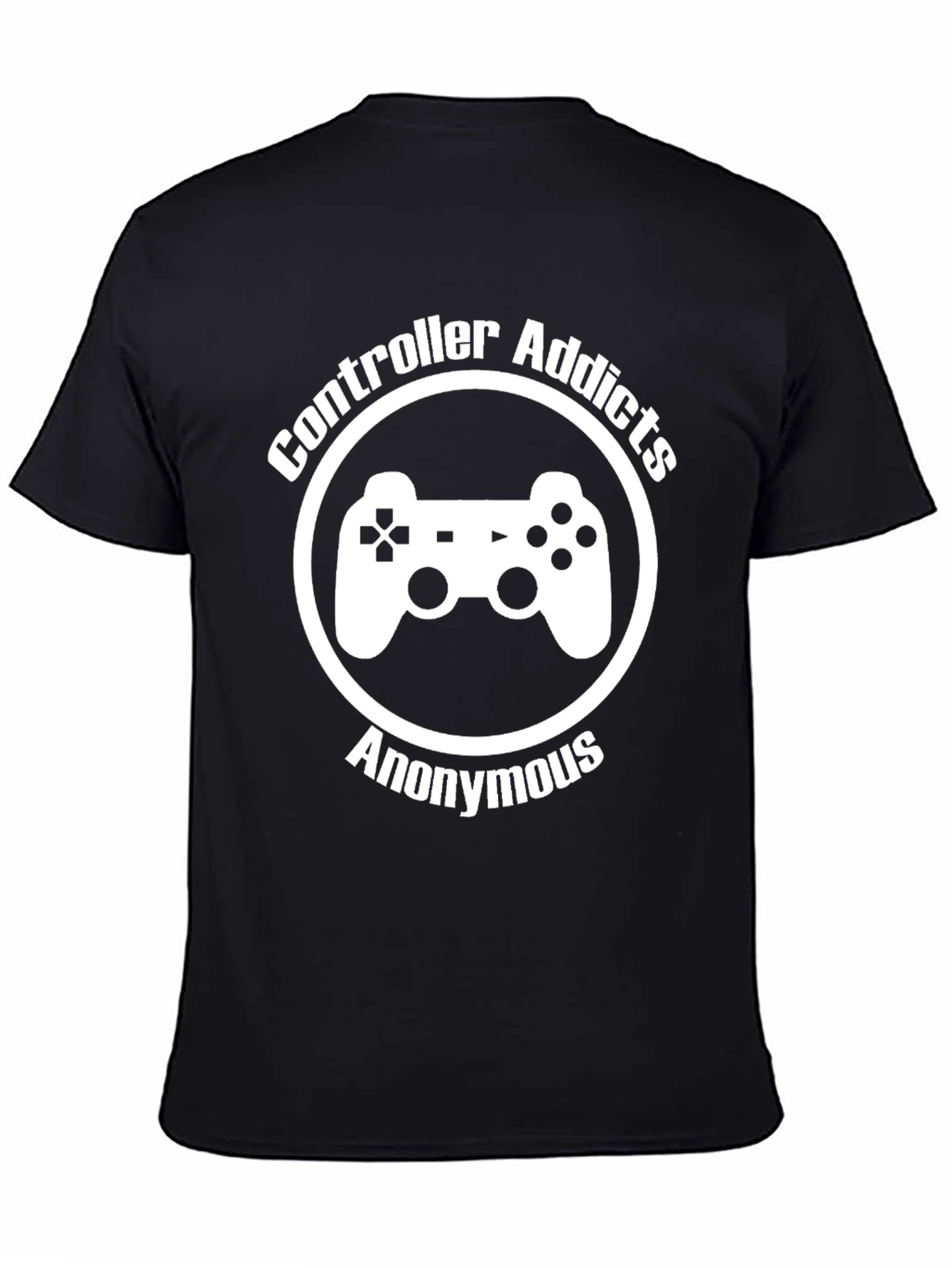 Controller Addicts Anonymous Black T-Shirt