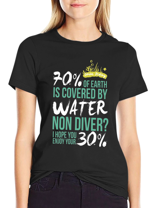 Scuba Diving T-Shirt - 70% Water
