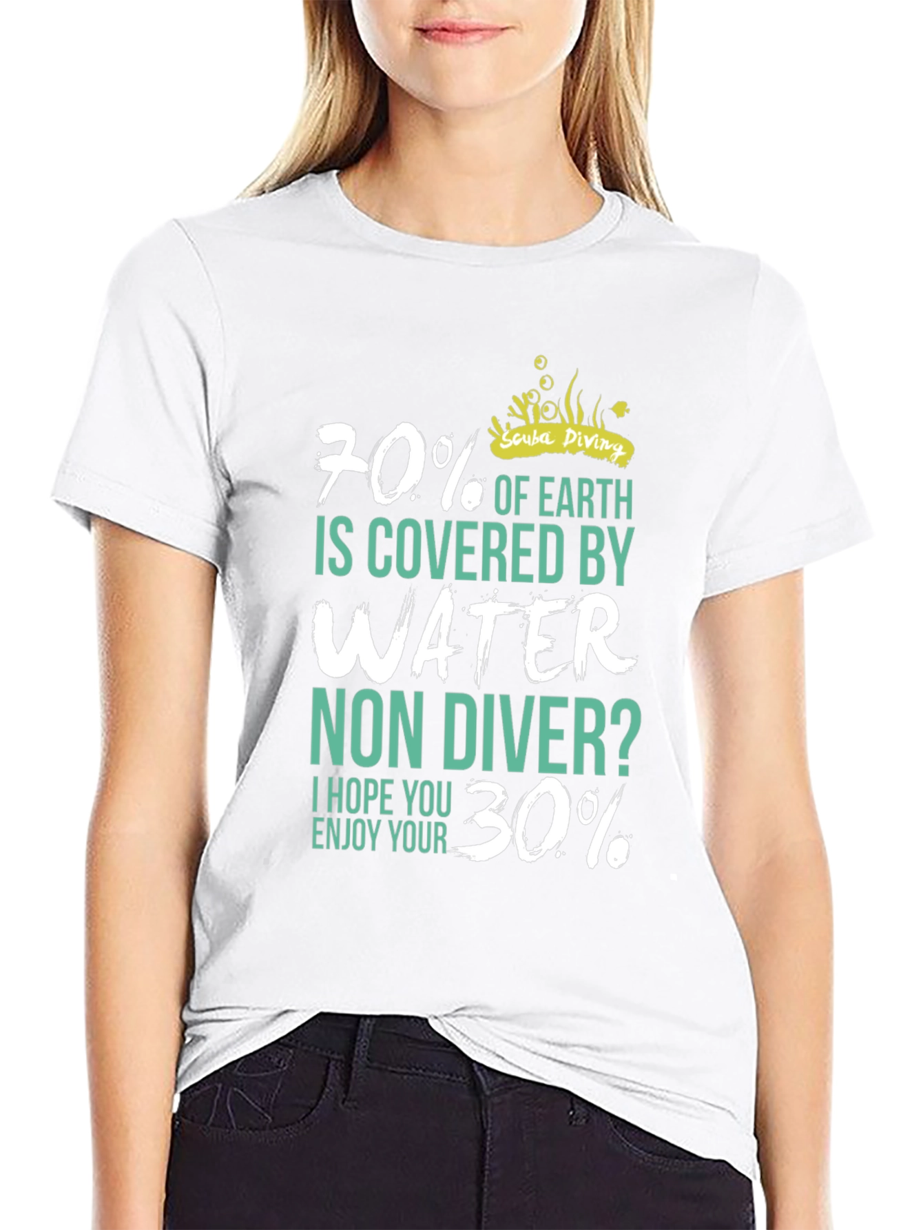 Scuba Diving T-Shirt - 70% Water