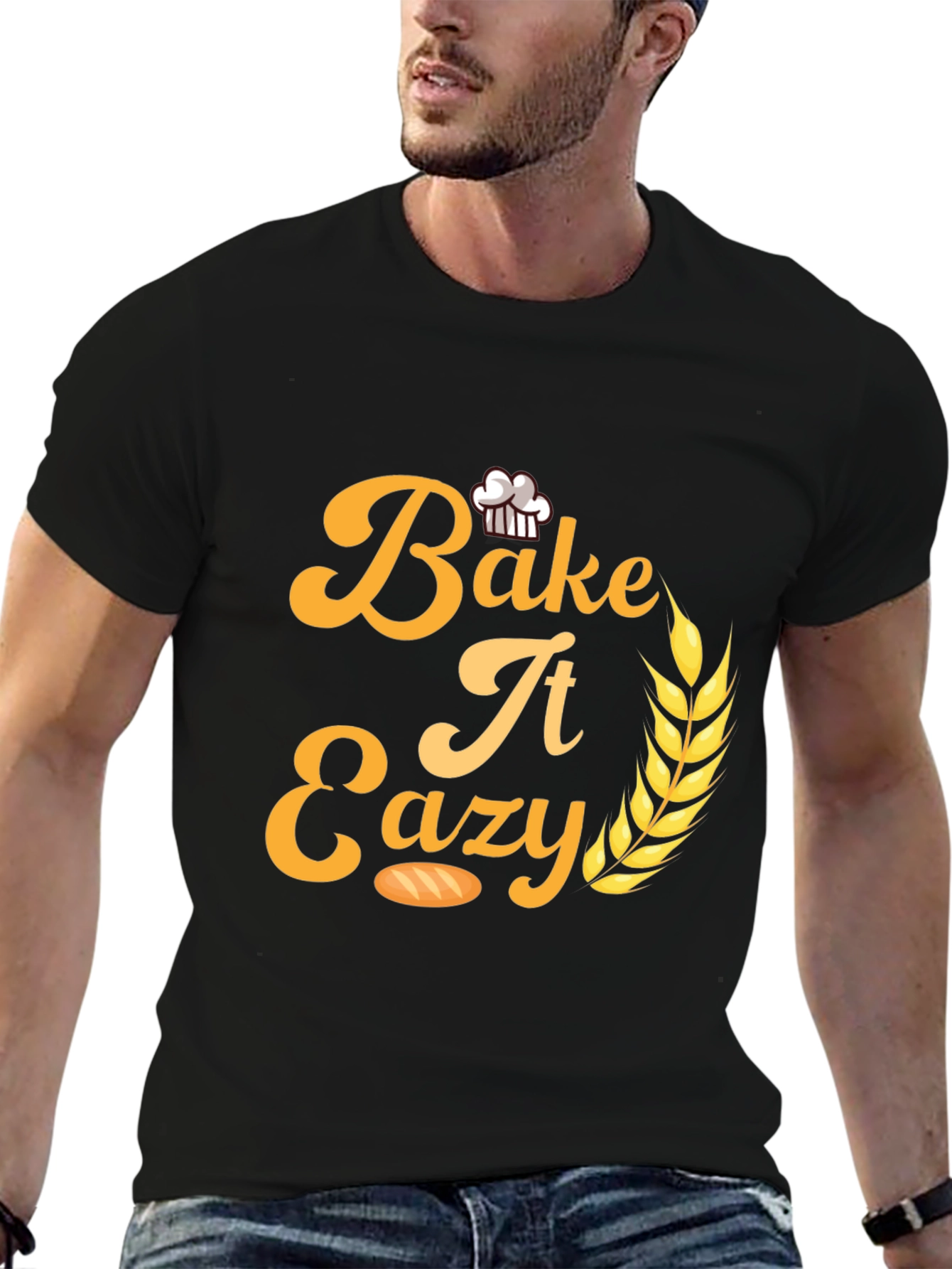 Bake It Easy T-Shirt - Stylish Baker Apparel