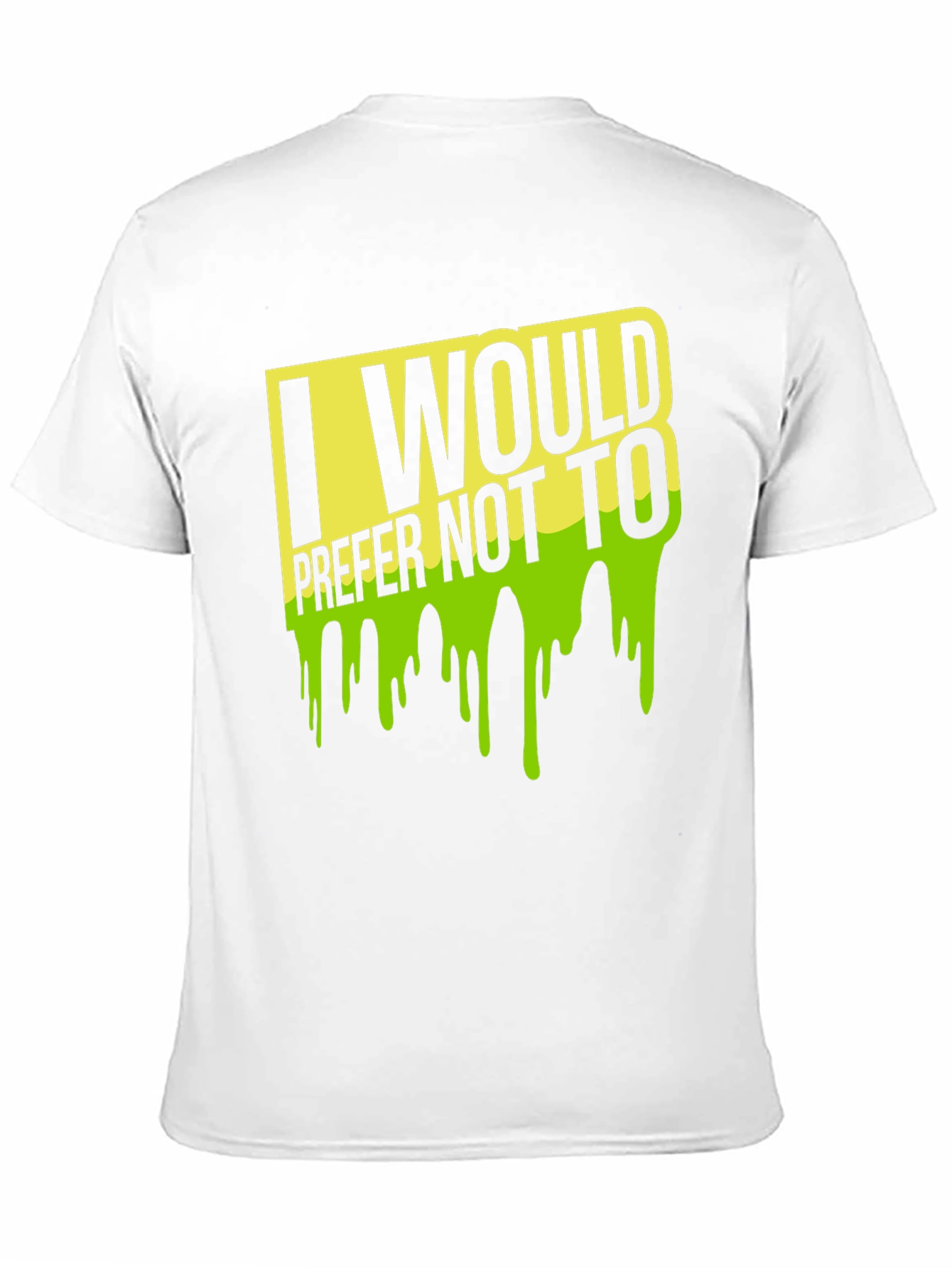 I Would Prefer Not To T-Shirt - Black