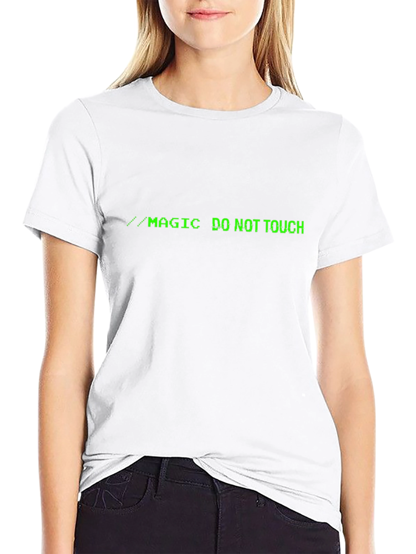 Magic Do Not Touch Black T-Shirt