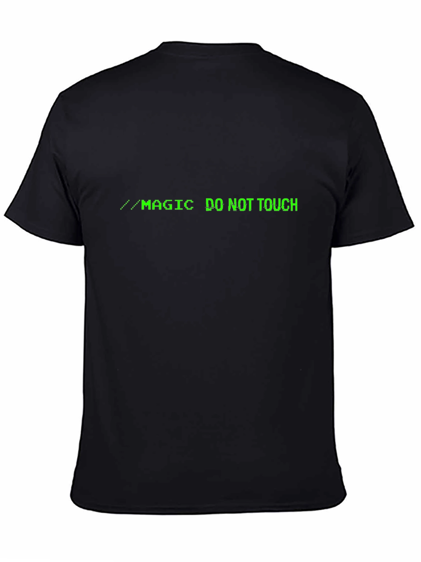 Magic Do Not Touch Black T-Shirt