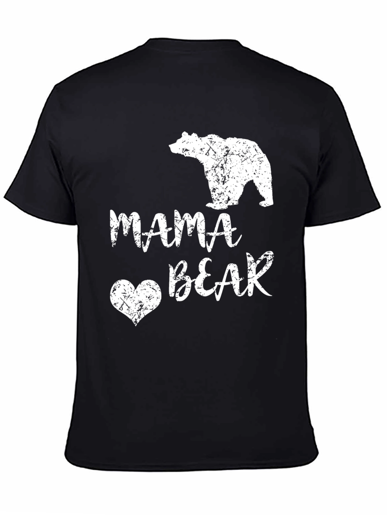 Mama Bear T-Shirt - Distressed Design