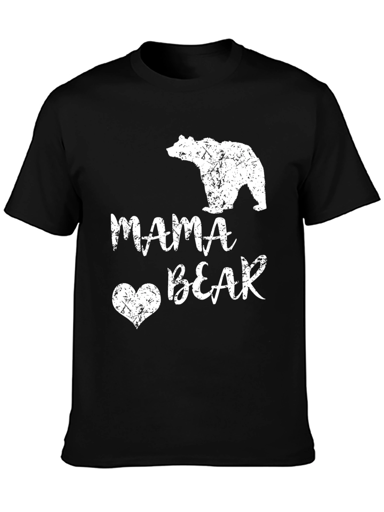 Mama Bear T-Shirt - Distressed Design
