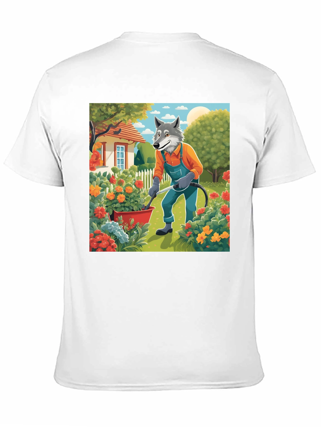 Wolf Gardener Graphic Tee - Unisex Cotton T-Shirt