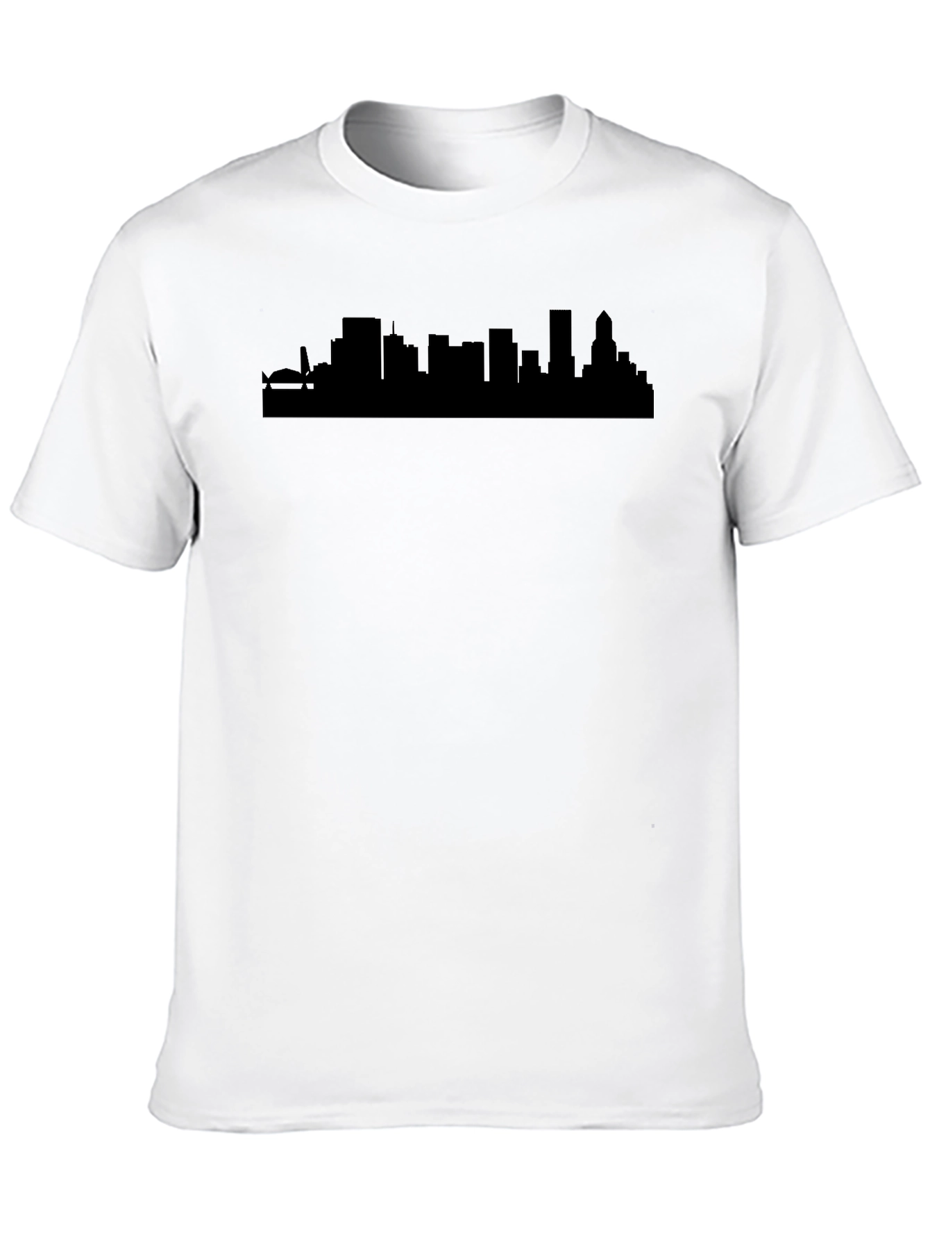 City Skyline Graphic Tee - Mens Black T-Shirt