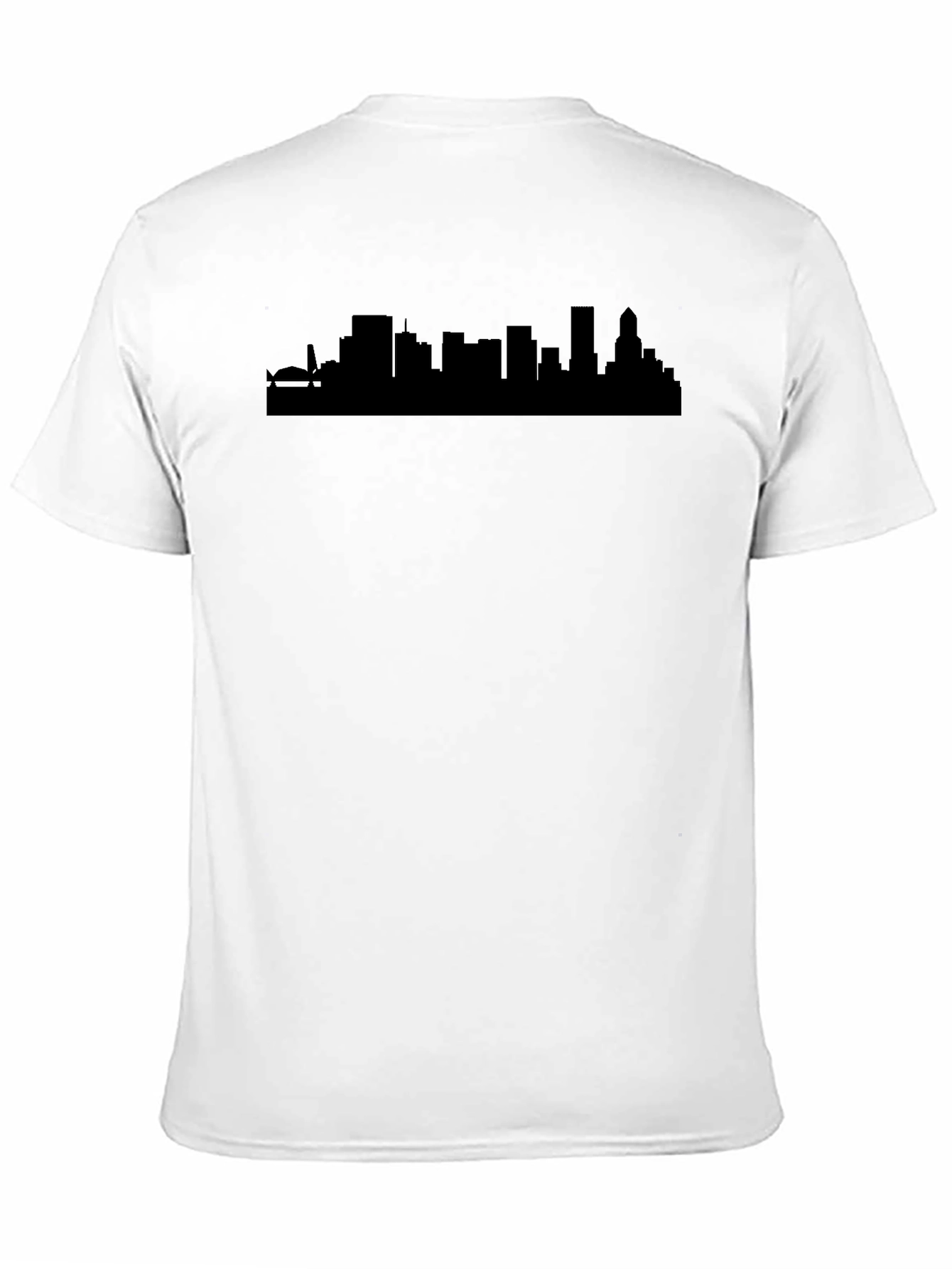 City Skyline Graphic Tee - Mens Black T-Shirt