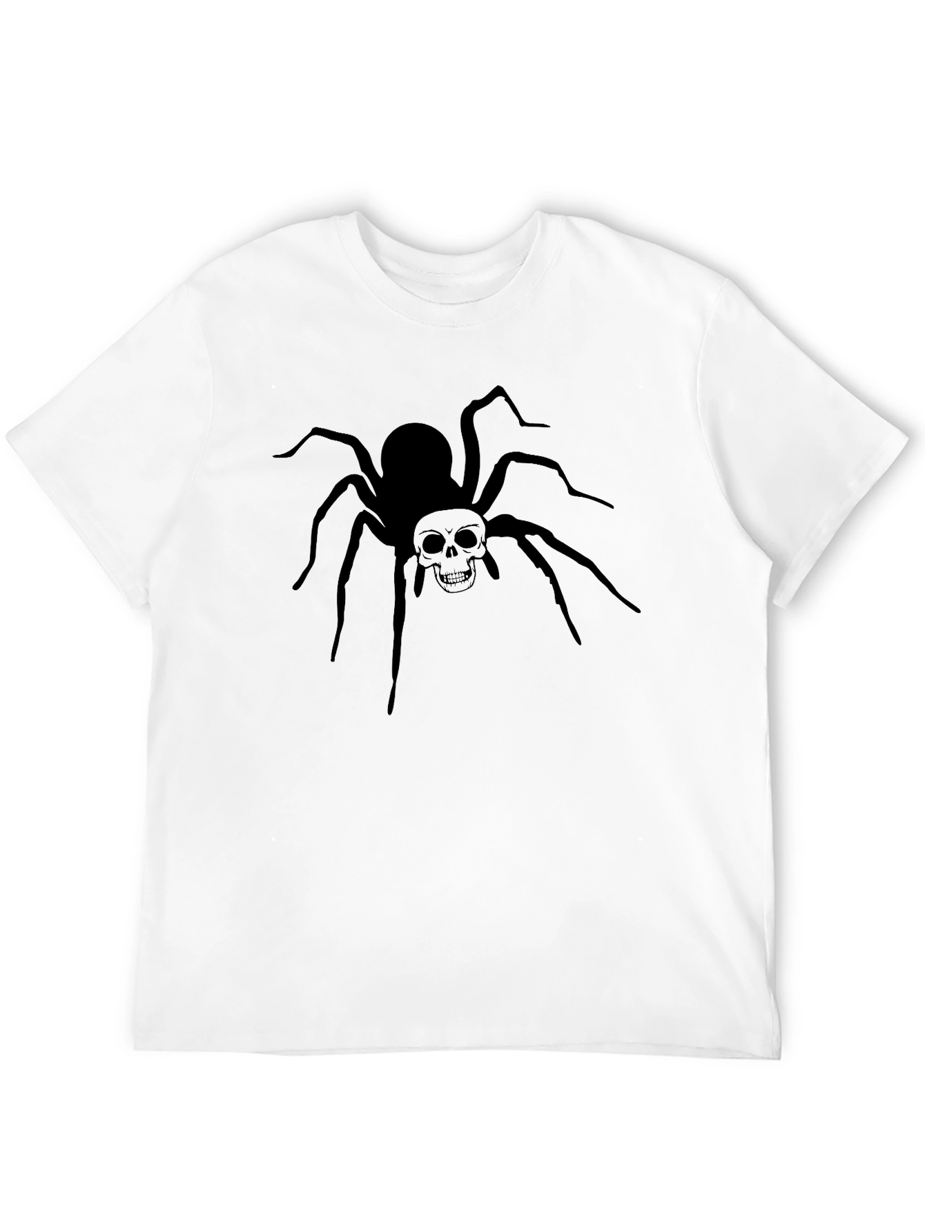 Skull Spider Graphic T-Shirt - Mens Black Tee