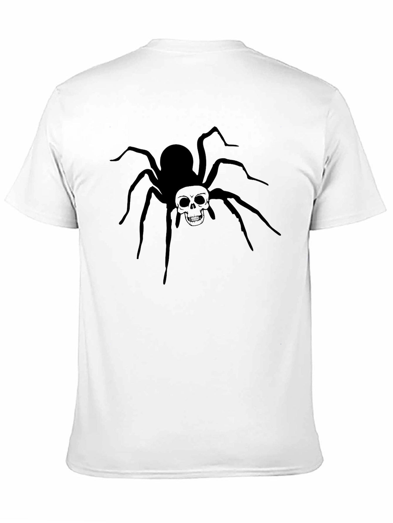 Skull Spider Graphic T-Shirt - Mens Black Tee