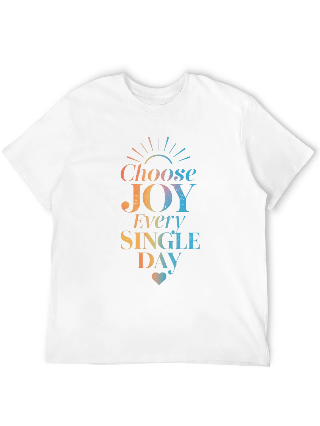 Choose Joy T-Shirt - Inspirational Daily Wear