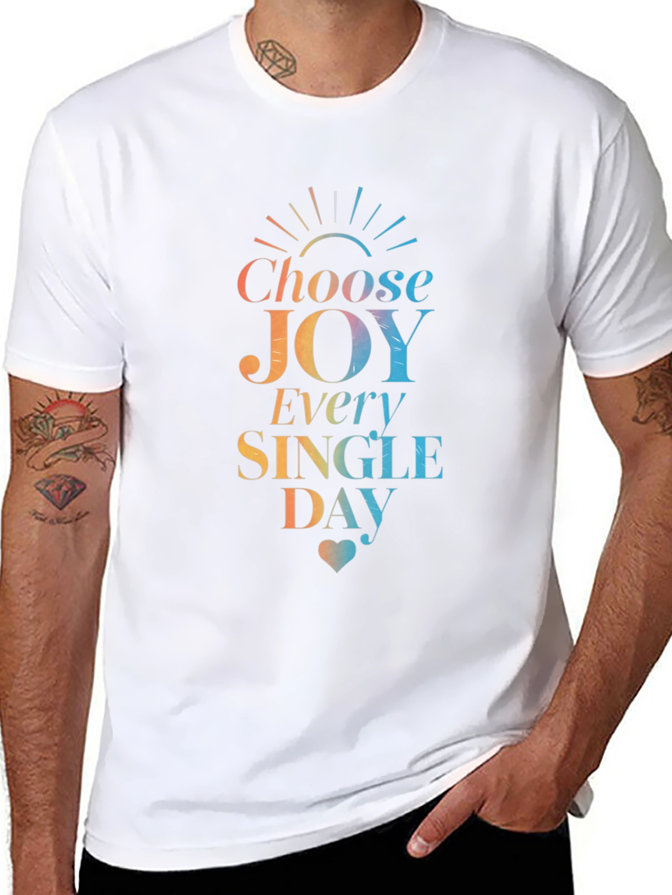 Choose Joy T-Shirt - Inspirational Daily Wear