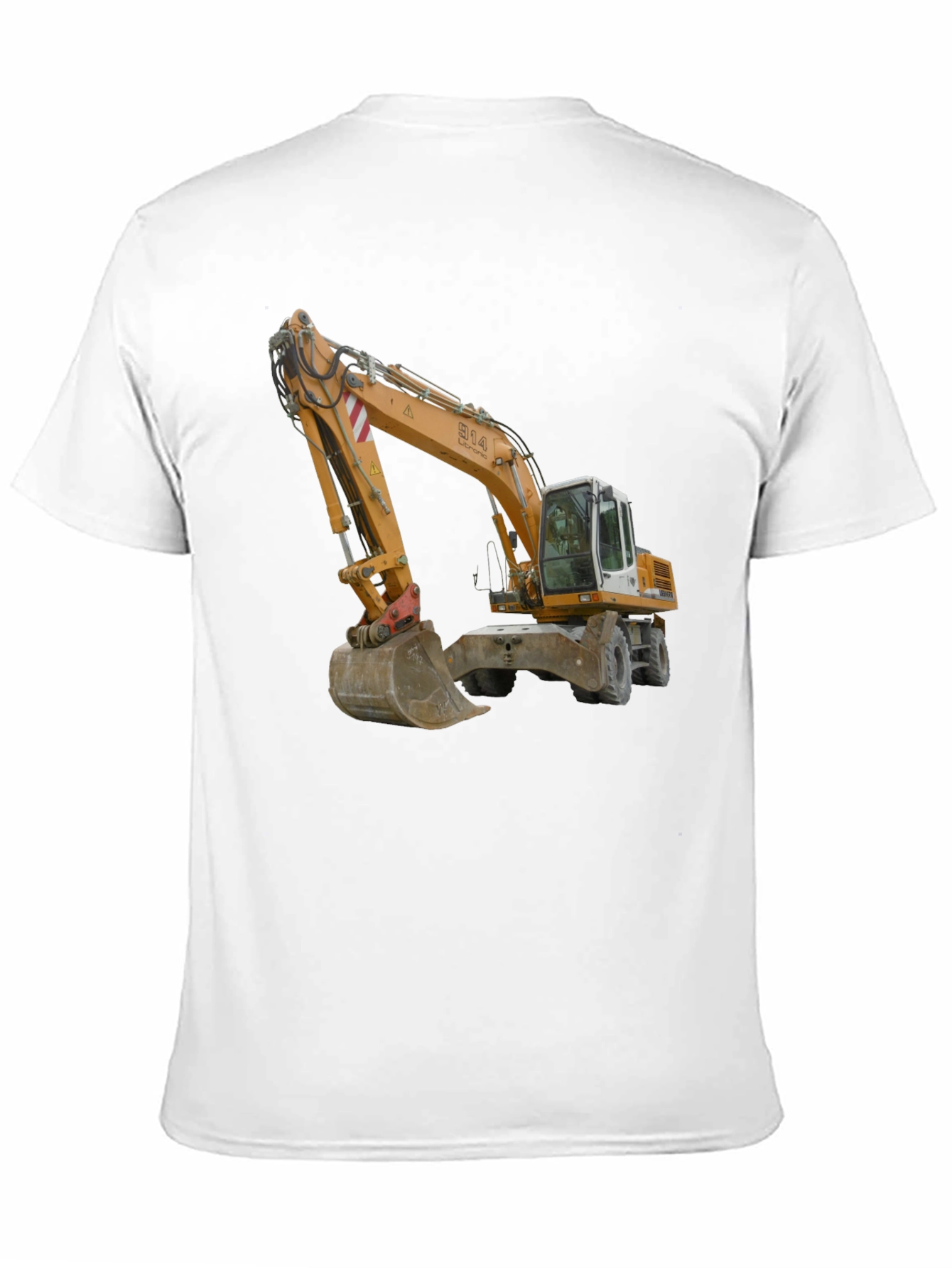 Excavator Graphic Tee - Construction Vehicle T-Shirt