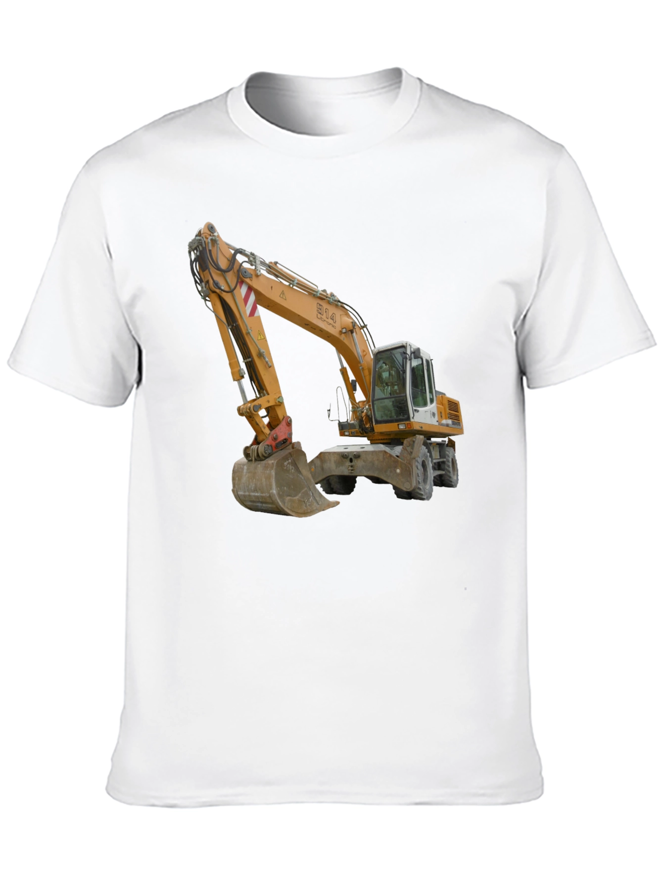 Excavator Graphic Tee - Construction Vehicle T-Shirt