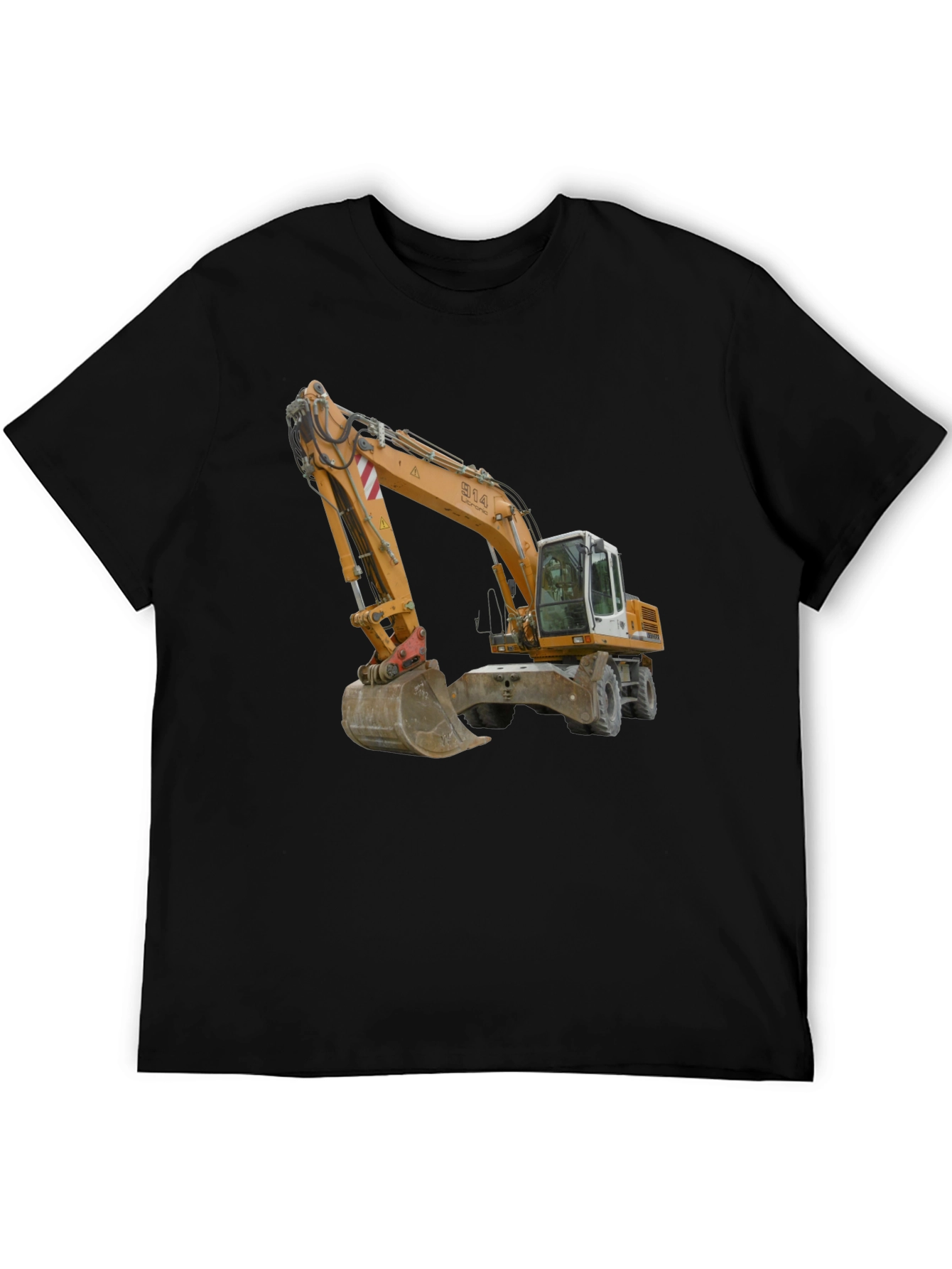 Excavator Graphic Tee - Construction Vehicle T-Shirt