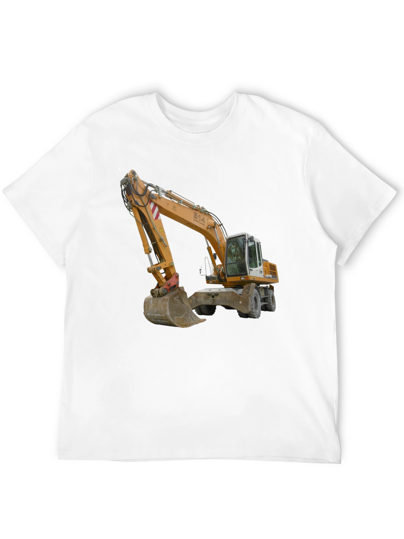 Excavator Graphic Tee - Construction Vehicle T-Shirt