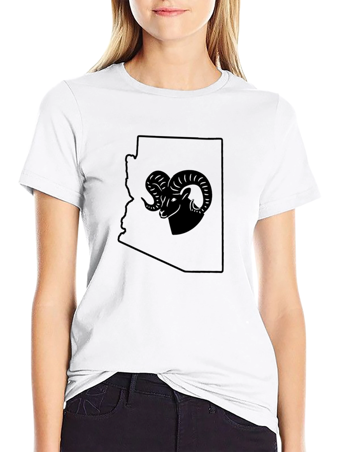 Arizona Ram Graphic Tee - Black