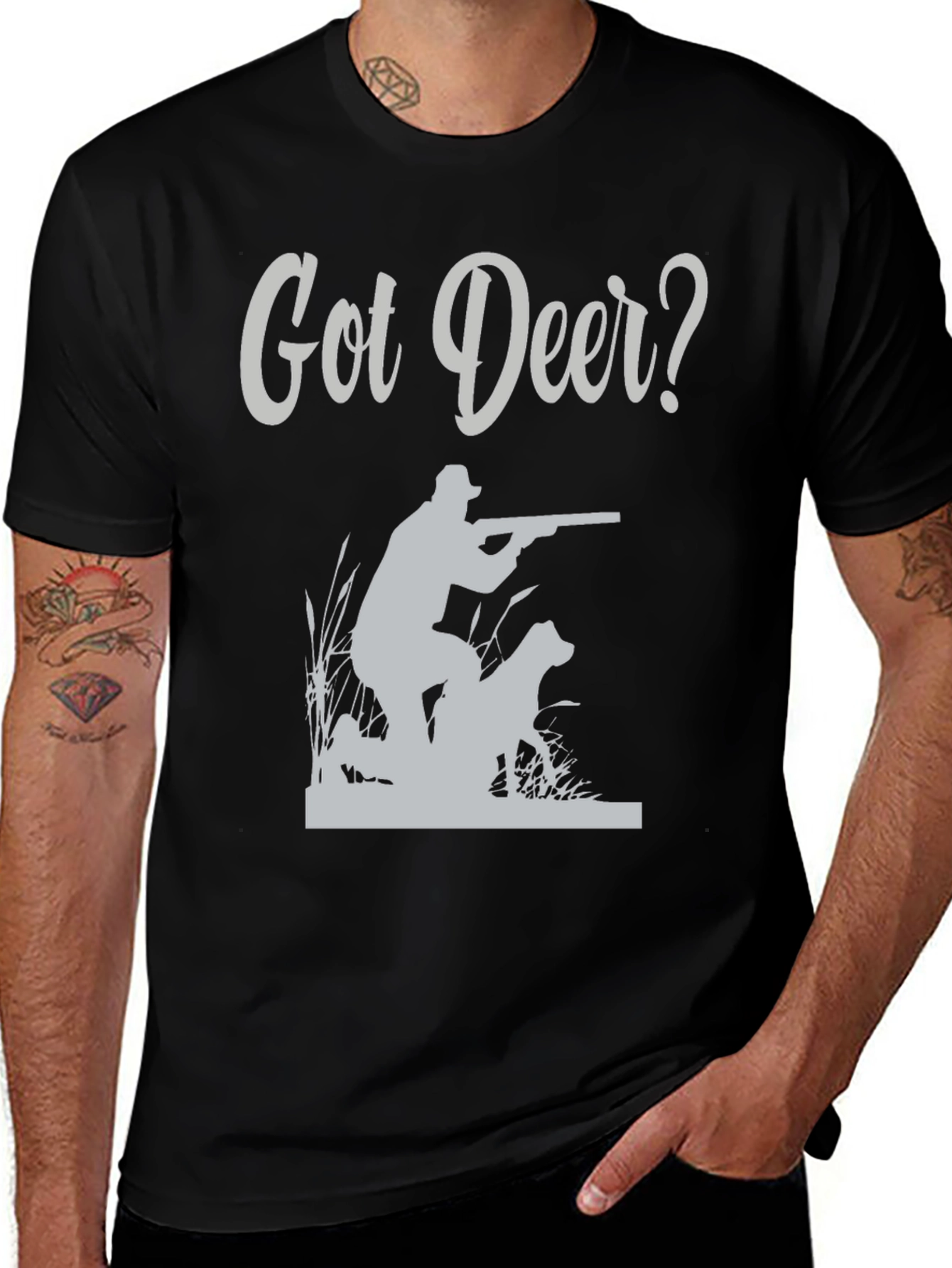 Got Deer? Hunter T-Shirt Hunting Dog Graphic Tee