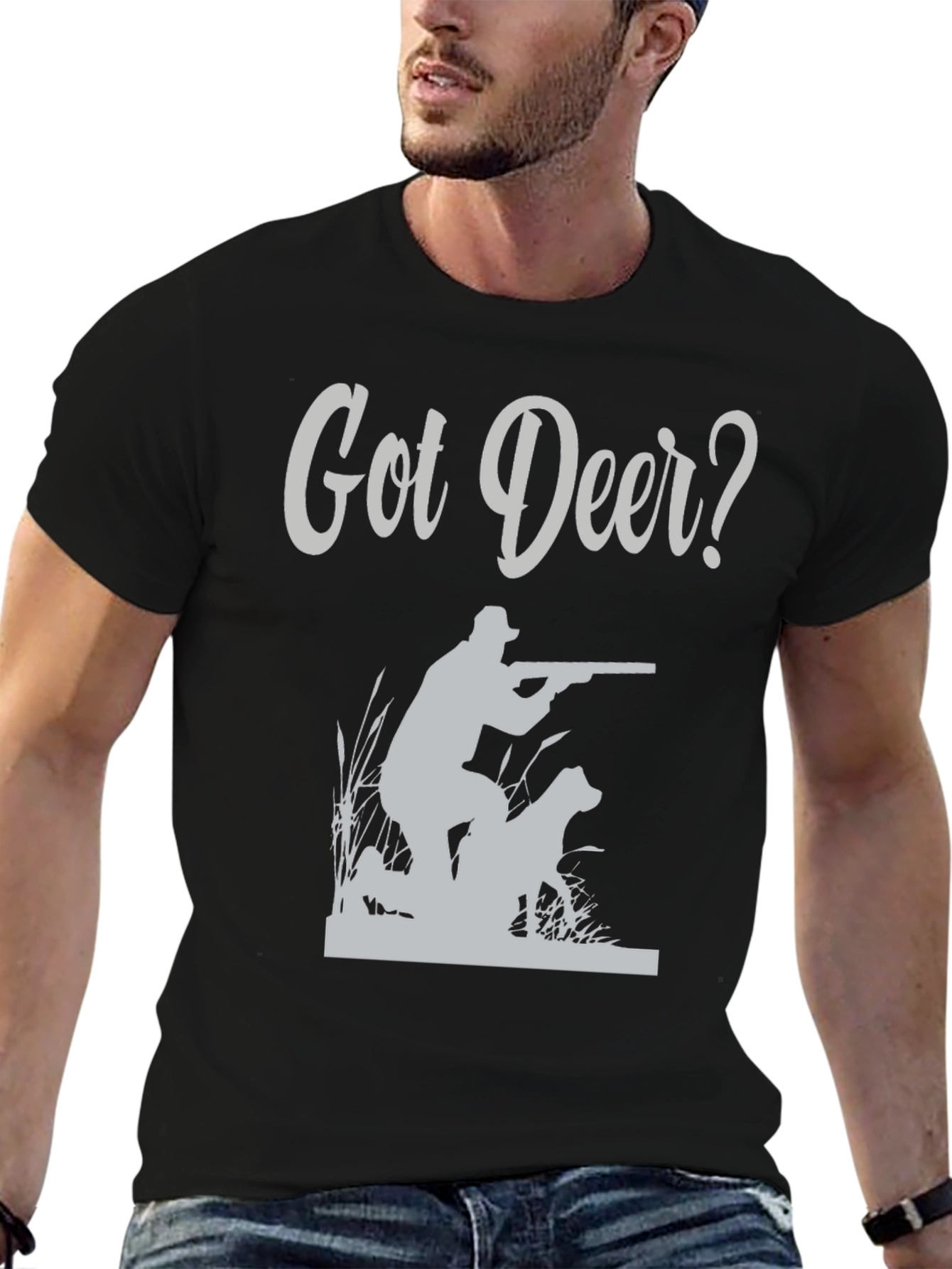 Got Deer? Hunter T-Shirt Hunting Dog Graphic Tee