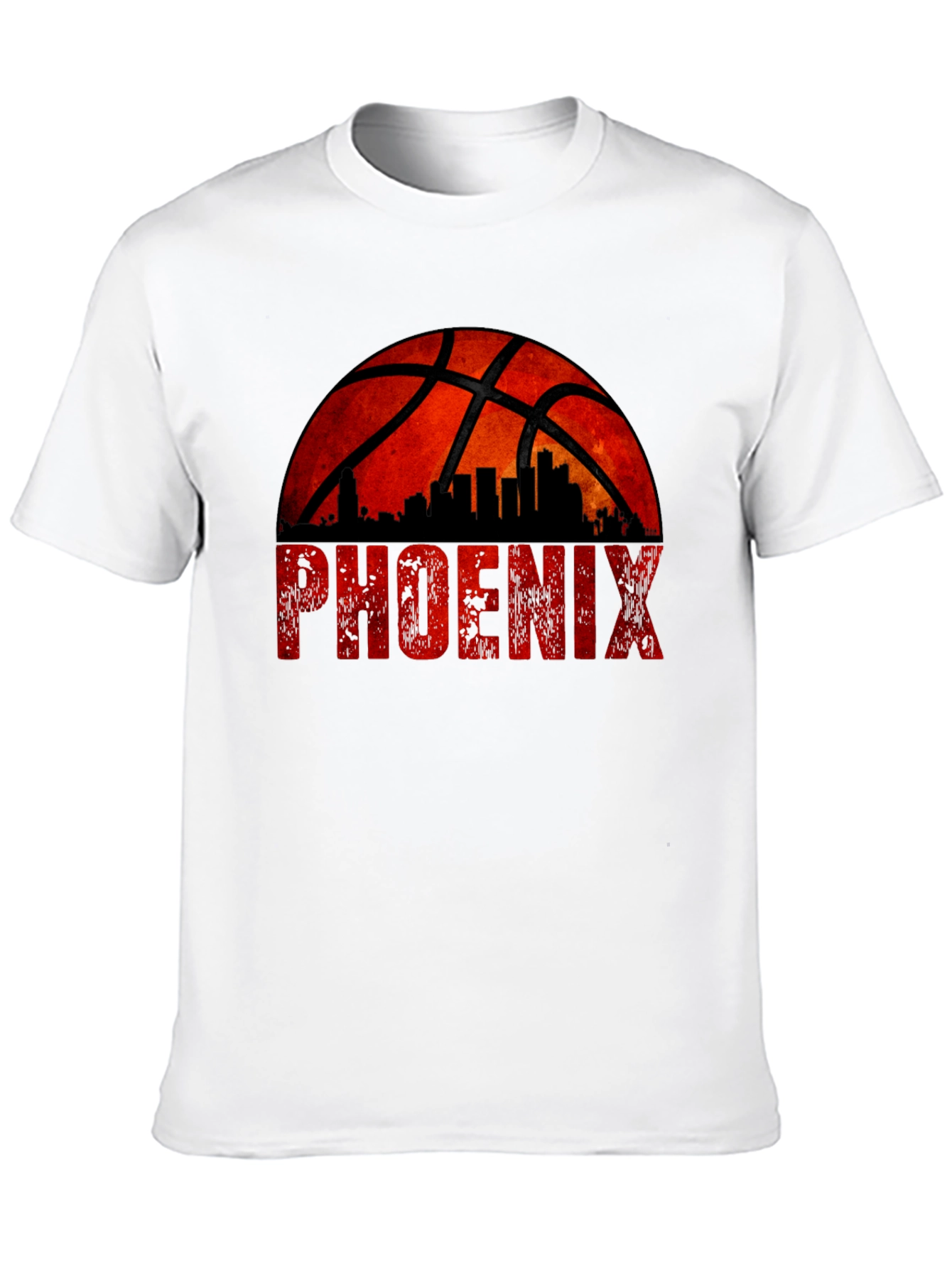 Phoenix Basketball Skyline Graphic T-Shirt