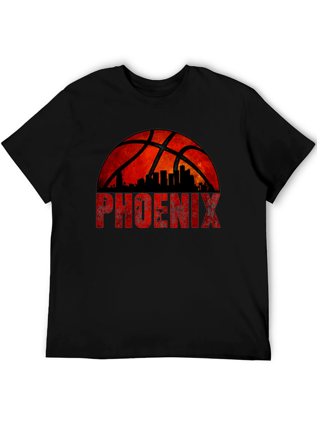 Phoenix Basketball Skyline Graphic T-Shirt