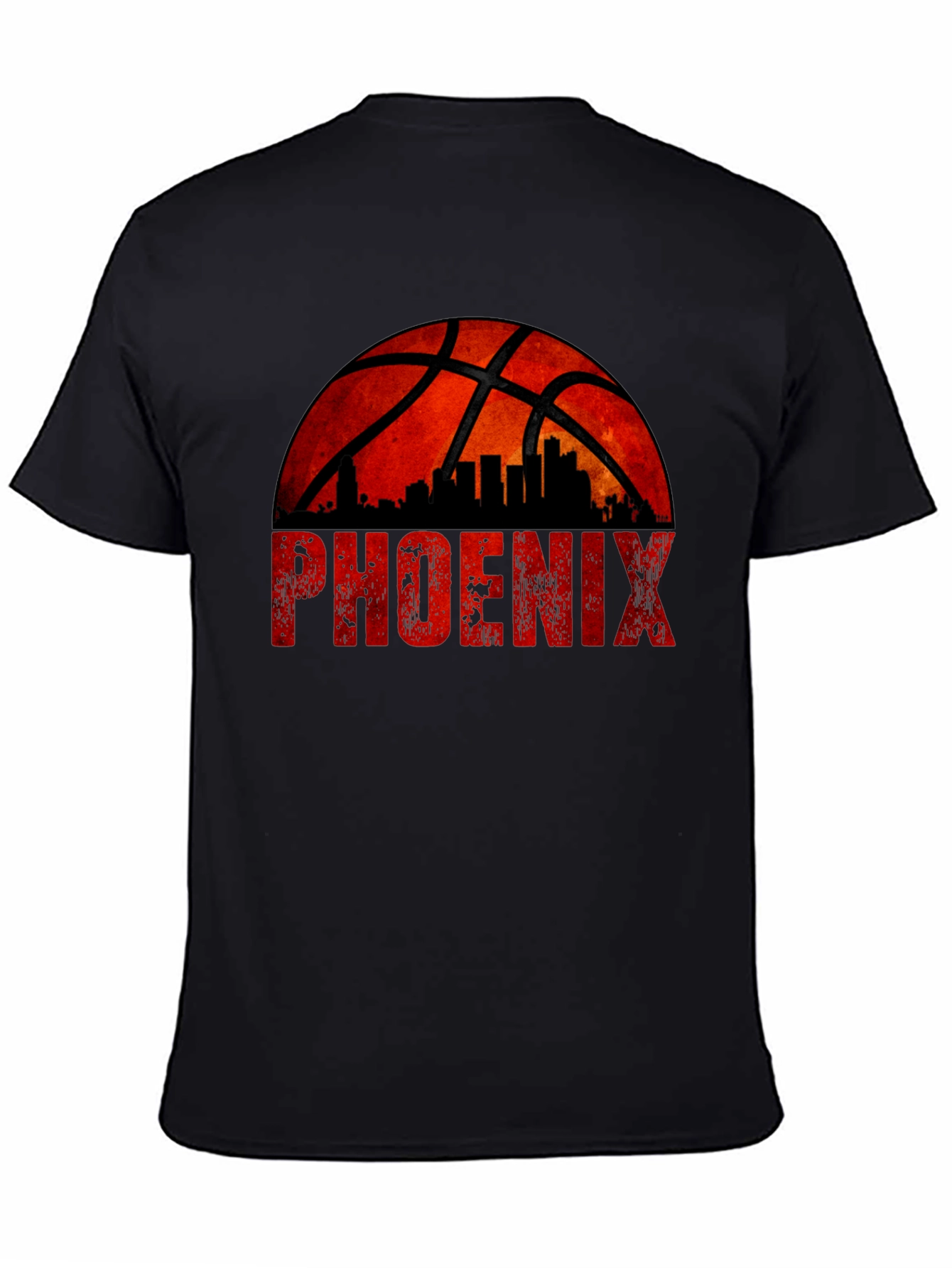Phoenix Basketball Skyline Graphic T-Shirt