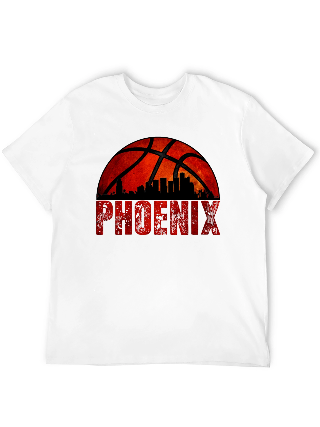 Phoenix Basketball Skyline Graphic T-Shirt