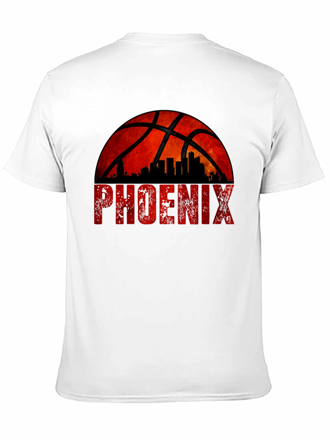 Phoenix Basketball Skyline Graphic T-Shirt