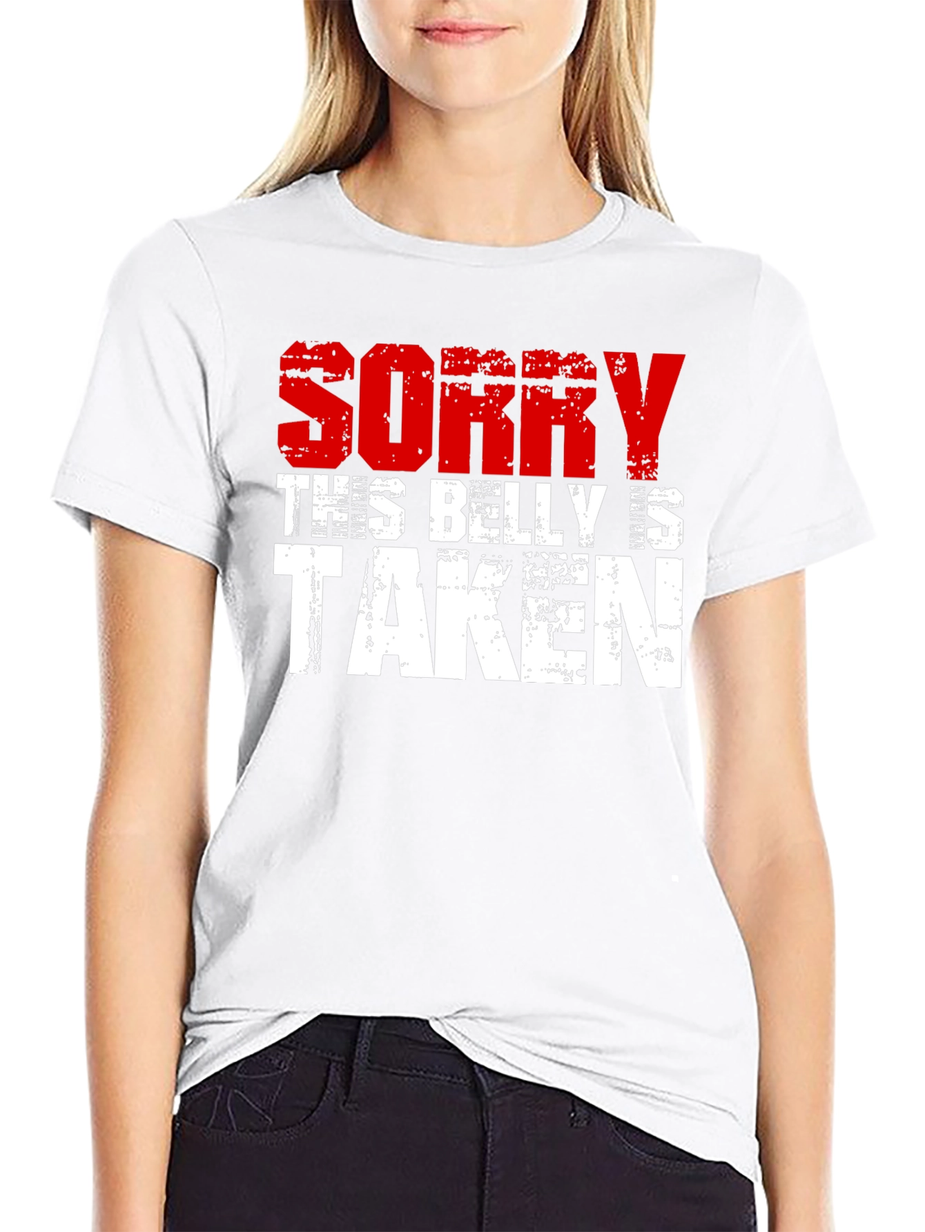 Sorry This Belly Is Taken Graphic Tee