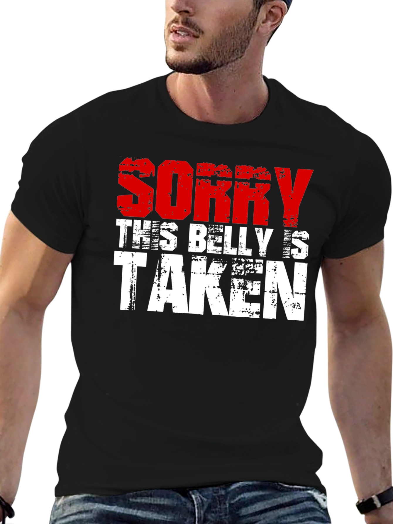 Sorry This Belly Is Taken Graphic Tee
