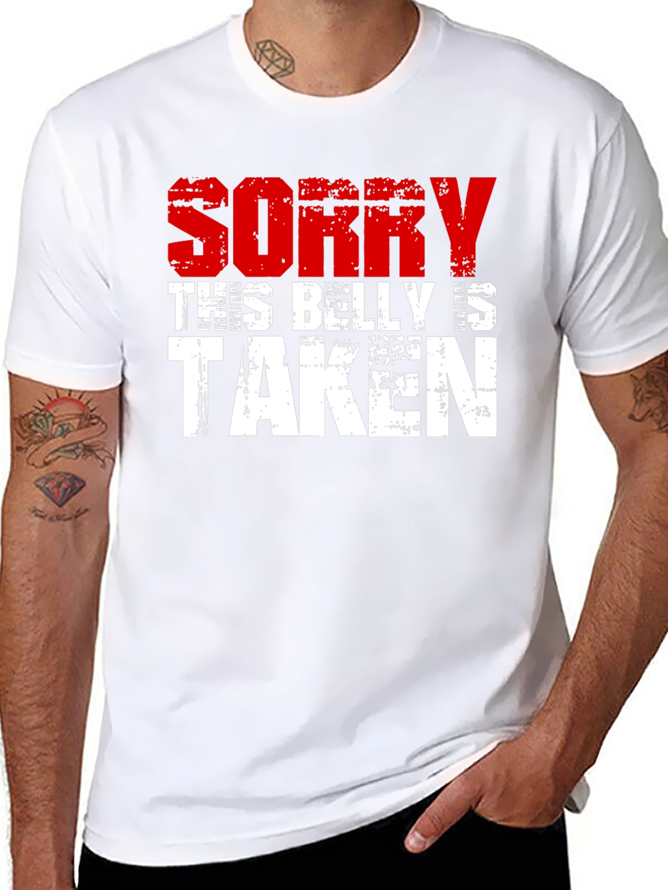 Sorry This Belly Is Taken Graphic Tee