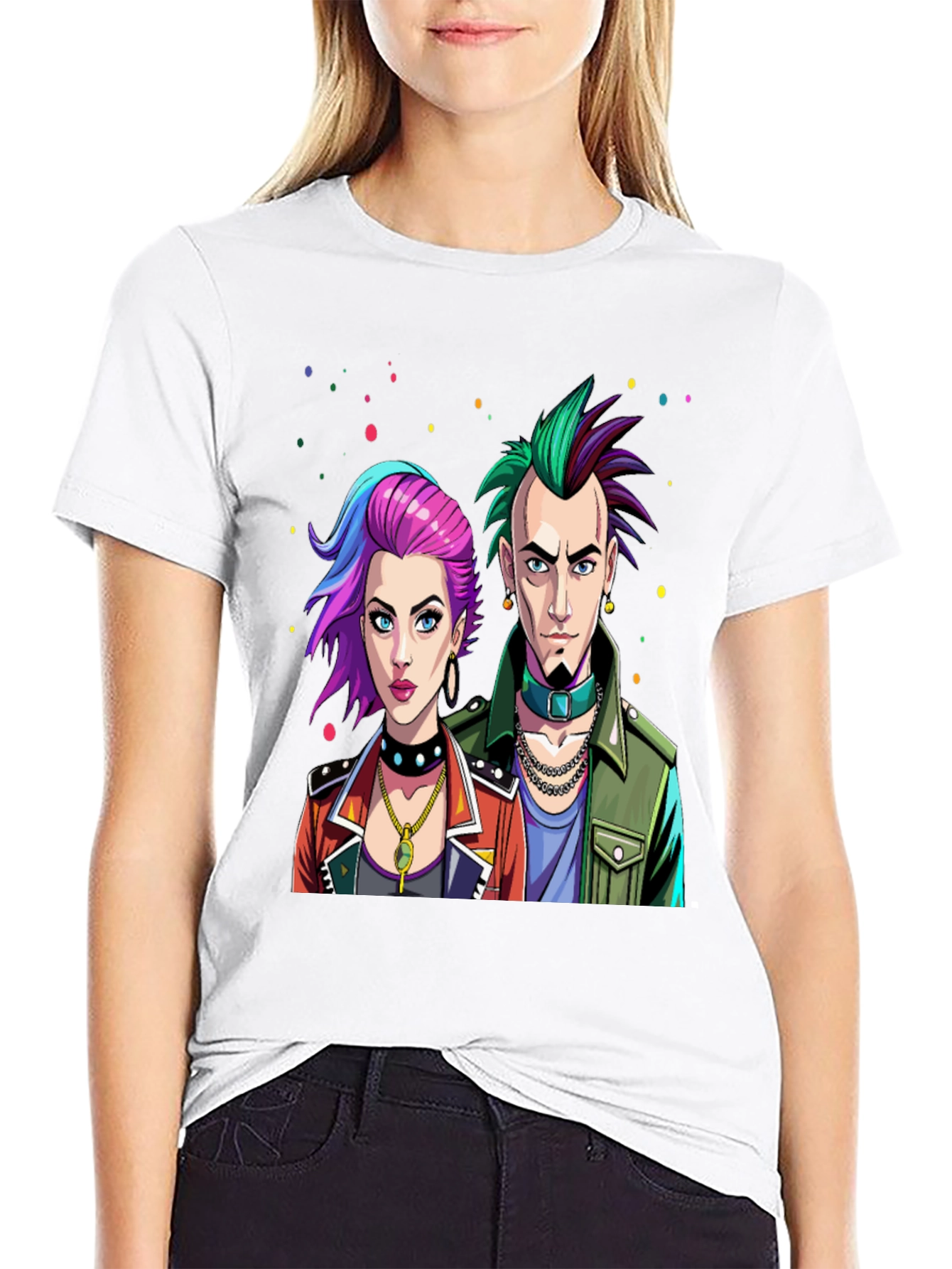 Punk Rock Style Graphic Tee