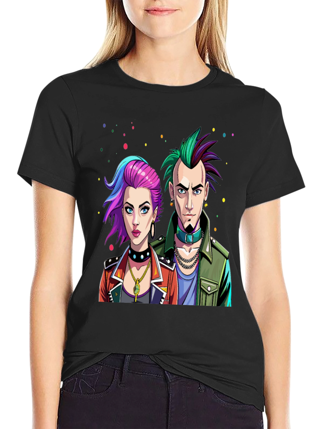 Punk Rock Style Graphic Tee