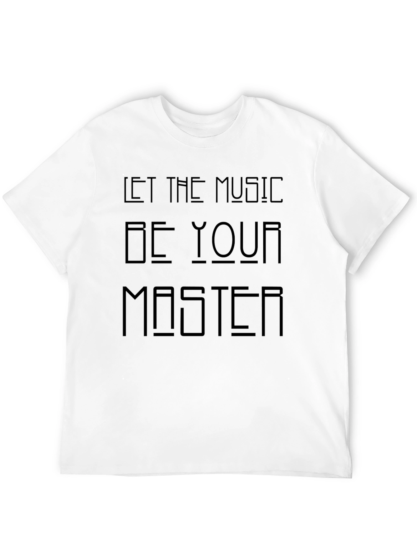 Let the Music Be Your Master Black T-Shirt