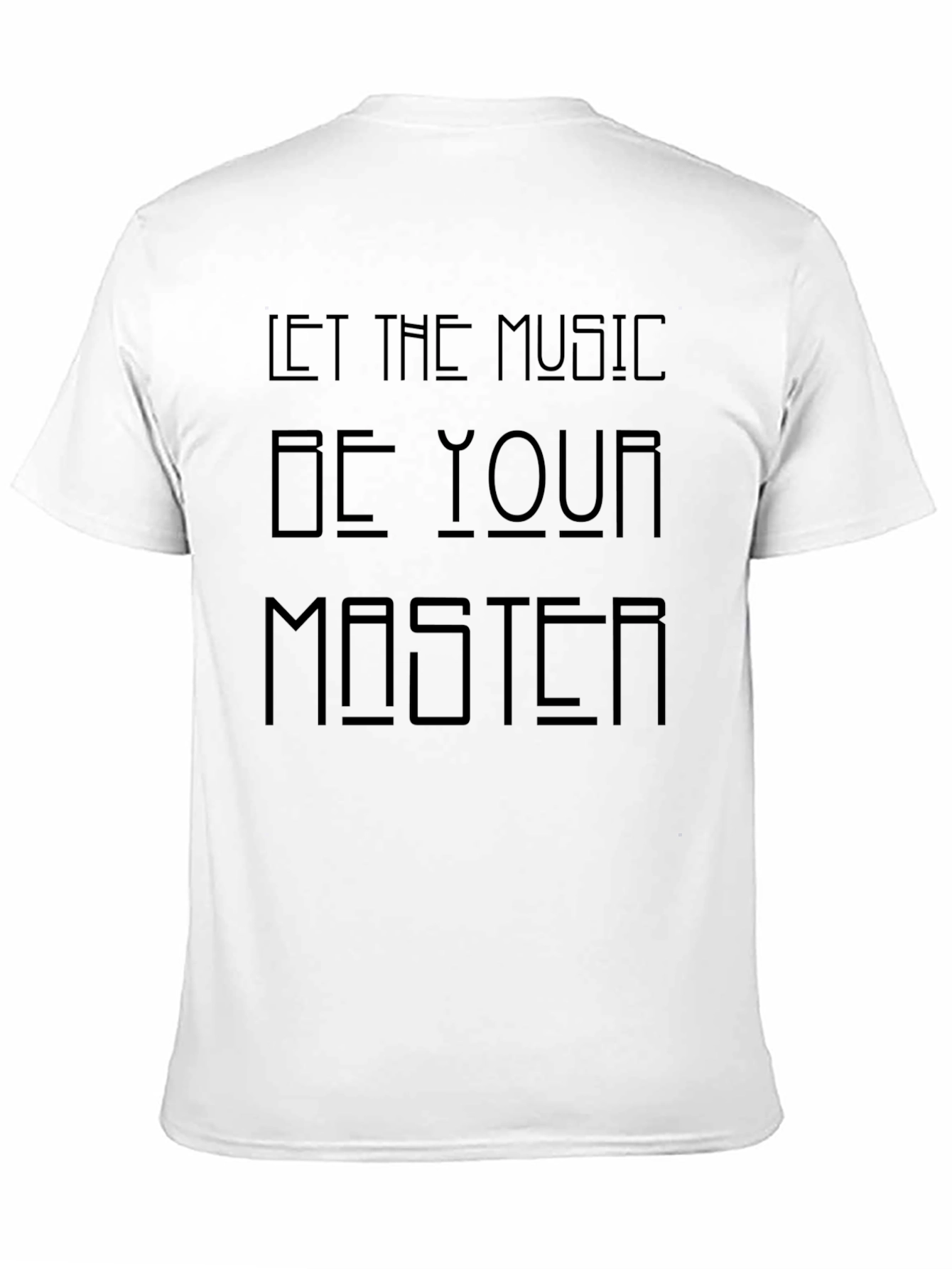 Let the Music Be Your Master Black T-Shirt